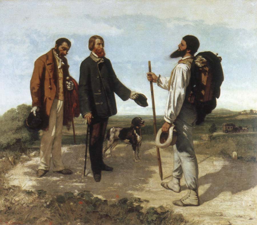 bonjour monsieur courbet